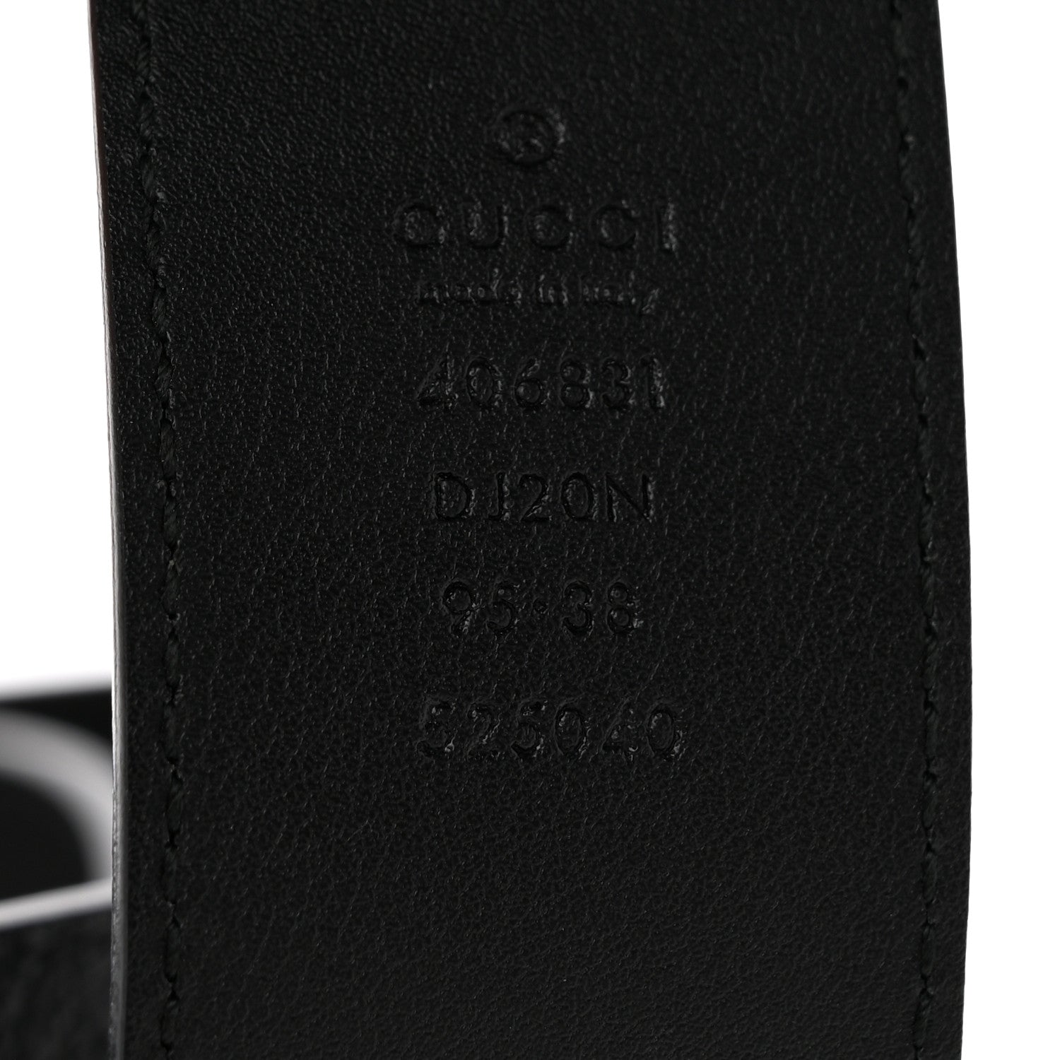 Gucci Textured Calfskin Double G 40mm Belt 95 38 Black 95 38 Black 5 of 8