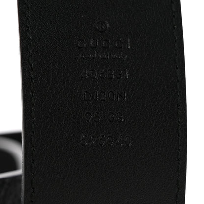 Gucci Textured Calfskin Double G 40mm Belt 95 38 Black 95 38 Black 5 of 8