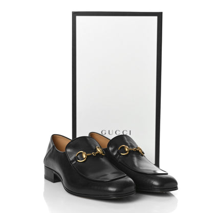 Gucci Goatskin Mens Horsebit Loafers 7 Black 11 of 11