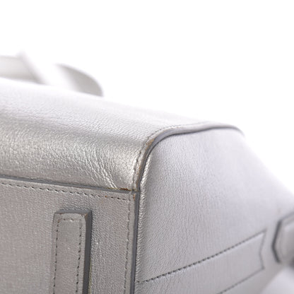Givenchy Metallic Sugar Goatskin Mini Antigona Silver 20 of 27