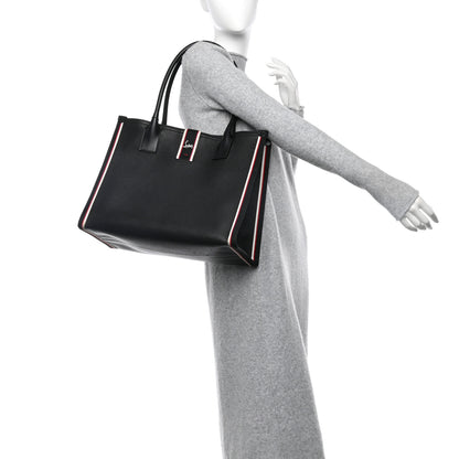 Christian Louboutin Grained Calfskin Large Nastroloubi Tote Black 3 of 11