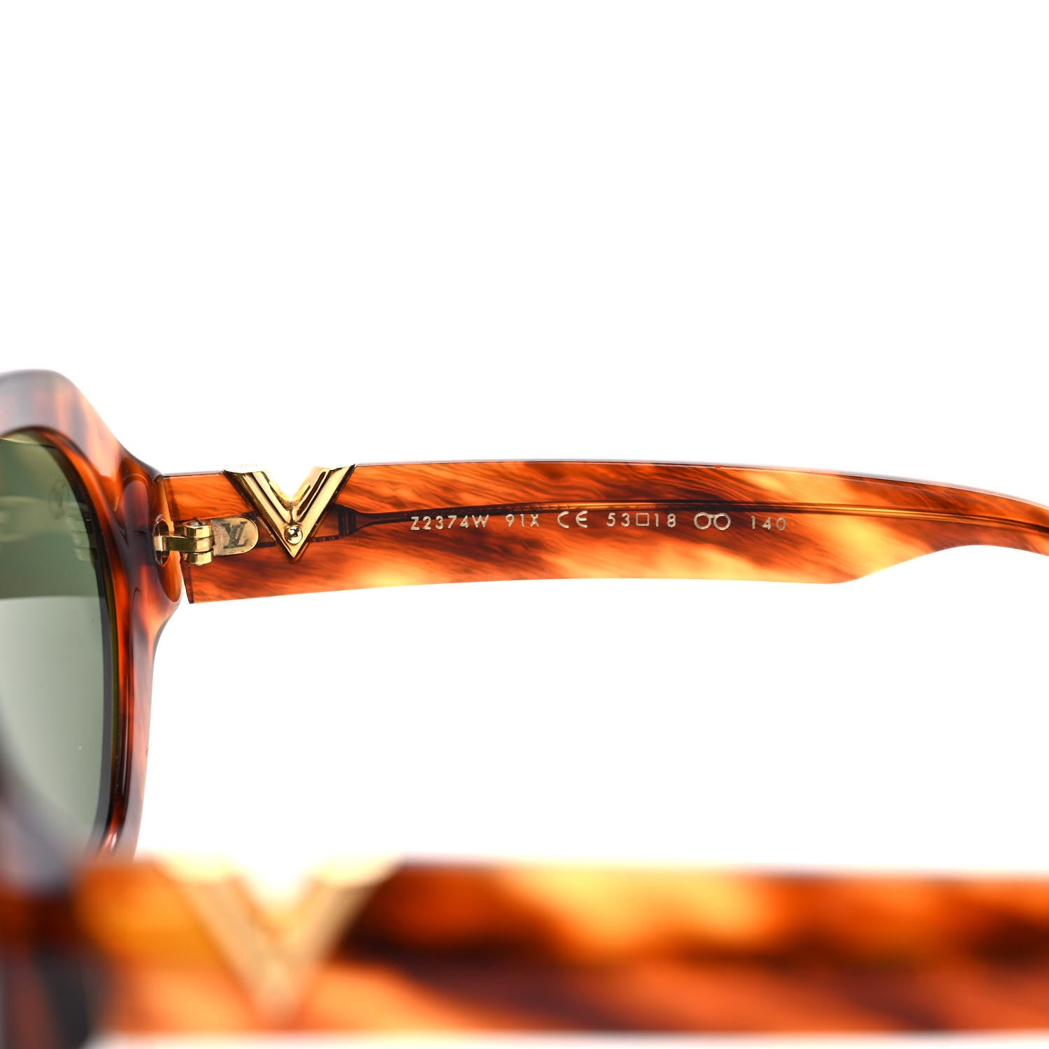 Louis Vuitton Acetate Chamade Lady Sunglasses Z2374W Tortoise 7 of 8
