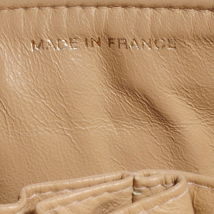 Chanel Lambskin Patent East West Chocolate Bar Flap Beige 7 of 9