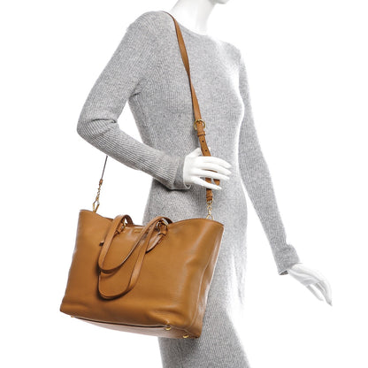 Miu Miu Vitello Daino Tote Naturale 2 of 6
