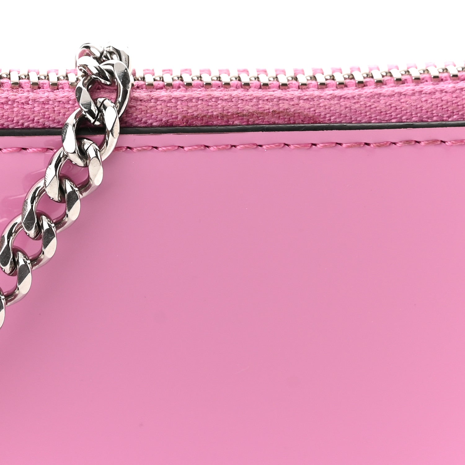 Christian Louboutin Patent Loubila Chain Clutch Gummy 10 of 13