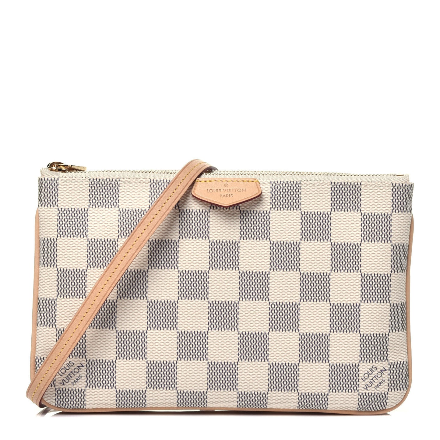 Damier Azur Double Zip Pochette