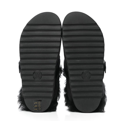 Louis Vuitton Suede Winterbreak Clogs 37 Black 5 of 7