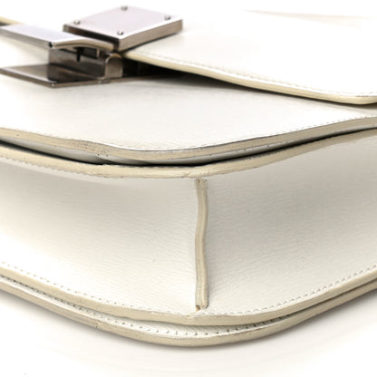 Celine Liege Calfskin Medium Classic Box Flap Bag White 5 of 25