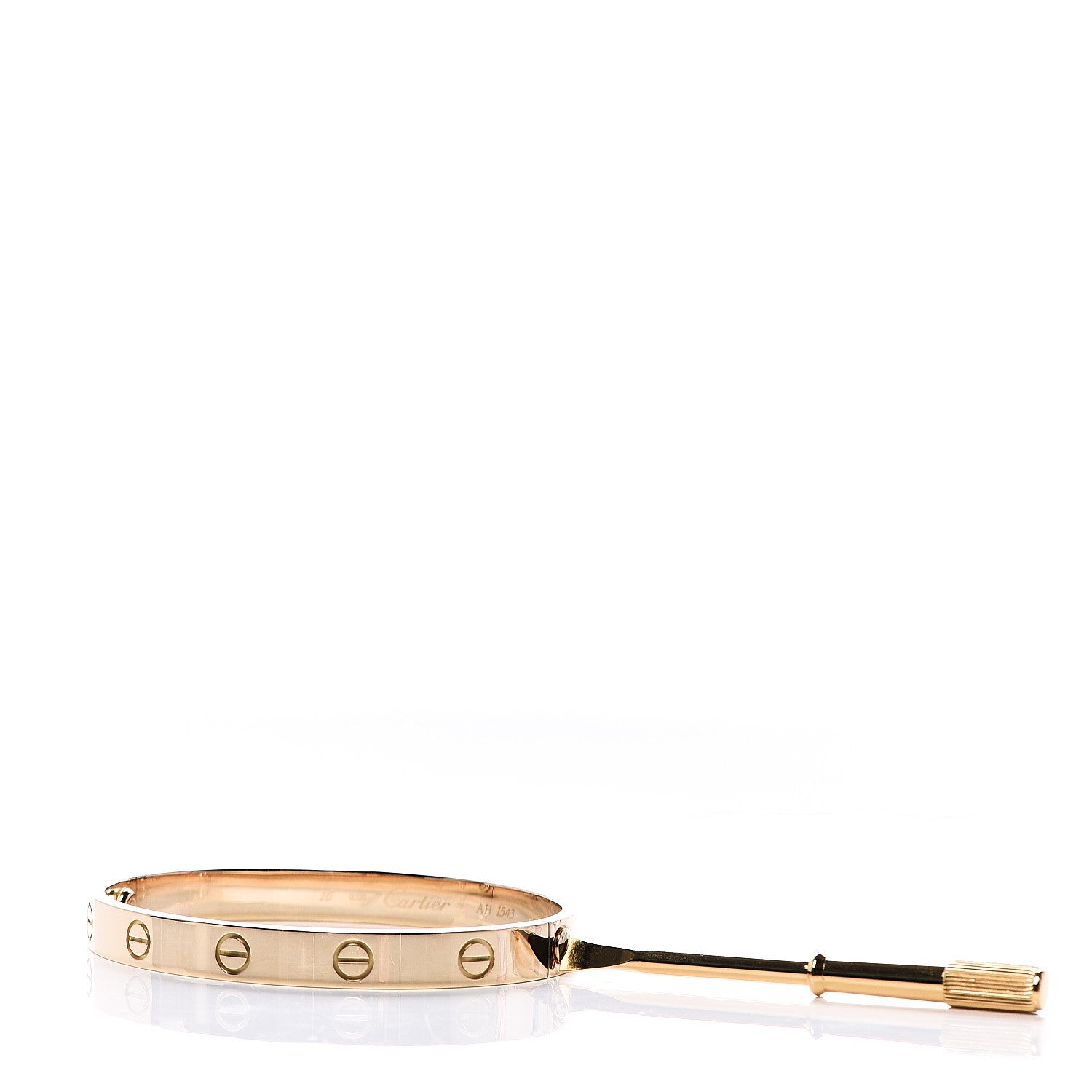 Cartier 18K Yellow Gold LOVE Bracelet 16 4 of 4