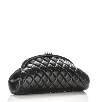 Chanel Lambskin Quilted Timeless Clutch Black 3 of 7