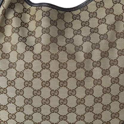 Gucci Monogram Medium New Britt Hobo Dark Brown 10 of 10