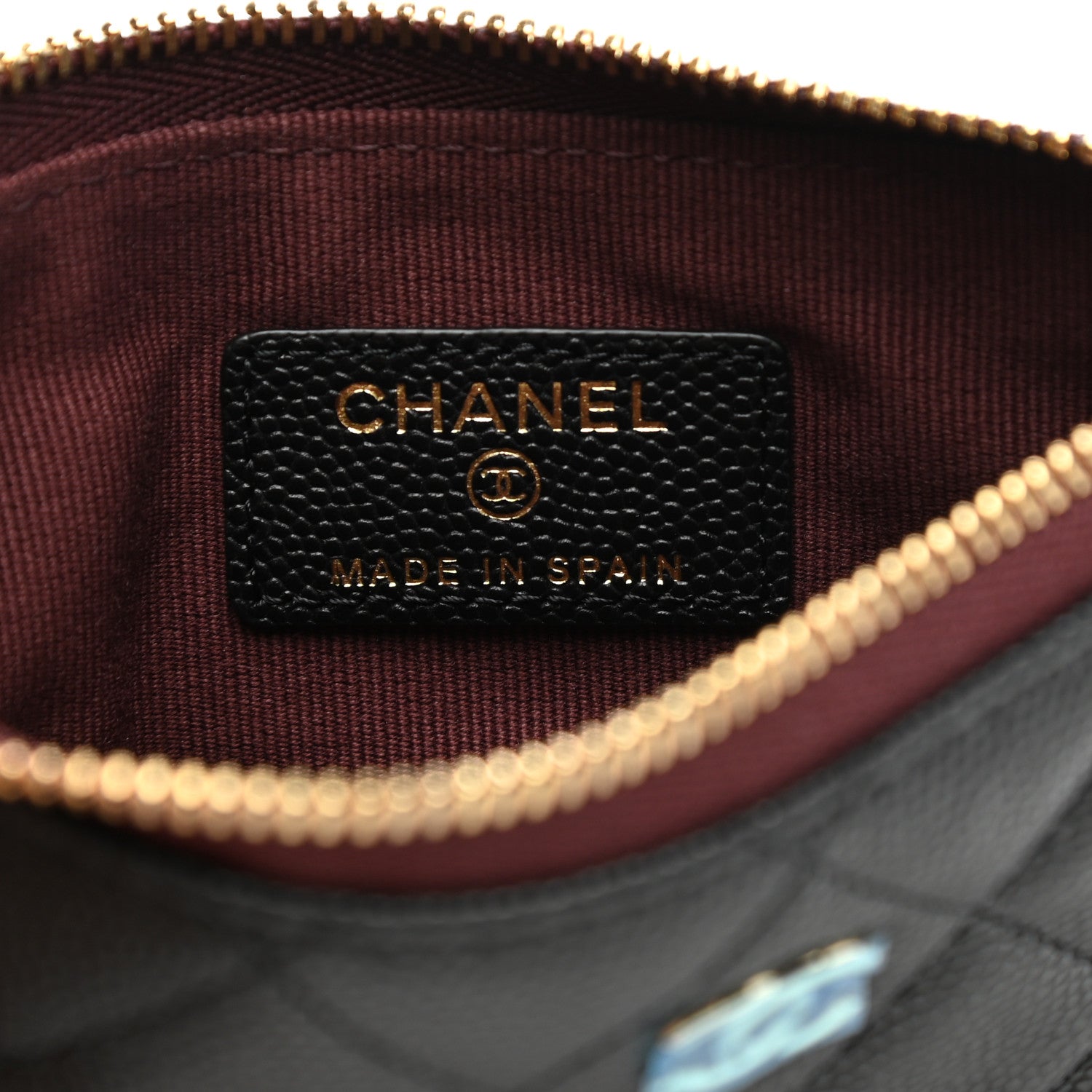 Chanel Caviar Quilted Small Pouch Black 6 of 8