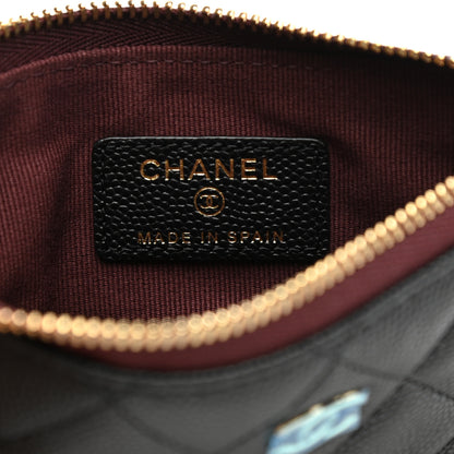 Chanel Caviar Quilted Small Pouch Black 6 of 8