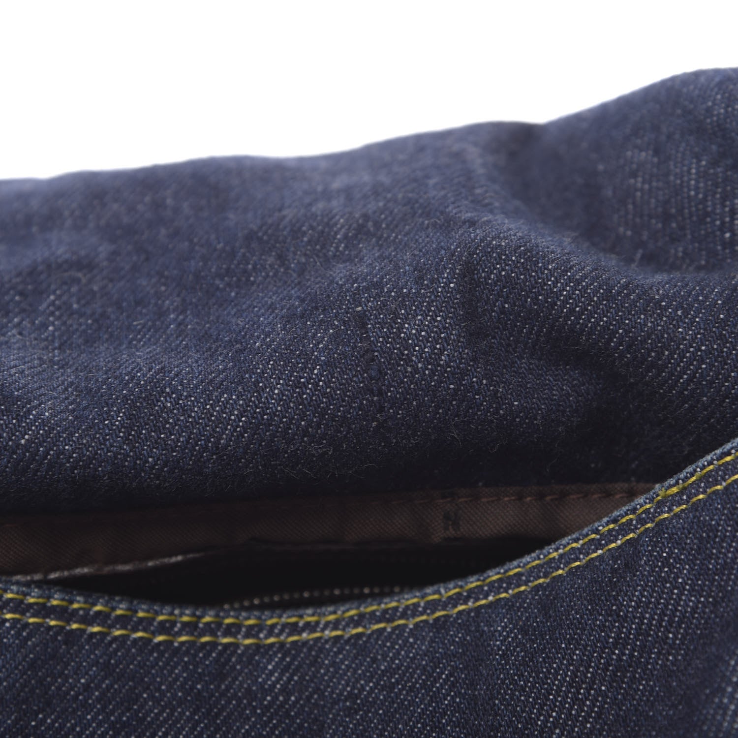 Fendi Denim Mama Baguette Blue 16 of 16