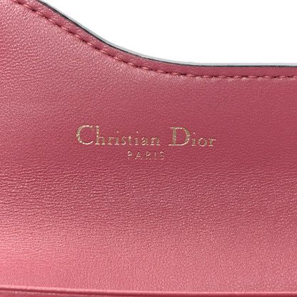 Christian Dior Goatskin Saddle Card Holder Pink 6 of 6
