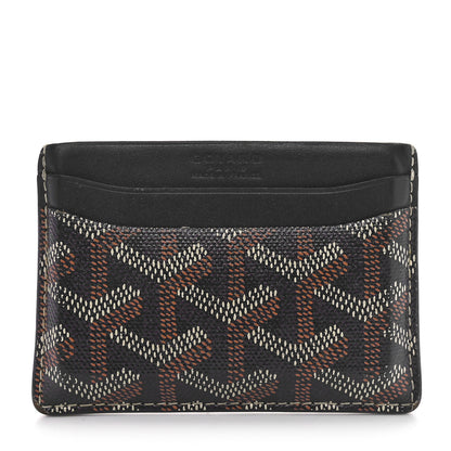 Goyard Goyardine Saint Sulpice Card Holder Black 1 of 9