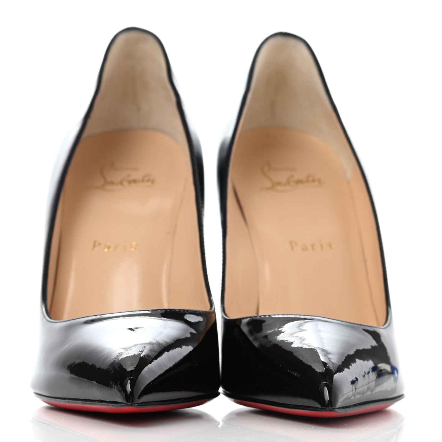 Christian Louboutin Patent Calfskin Pigalle 100 Pumps 39 Black 2 of 7