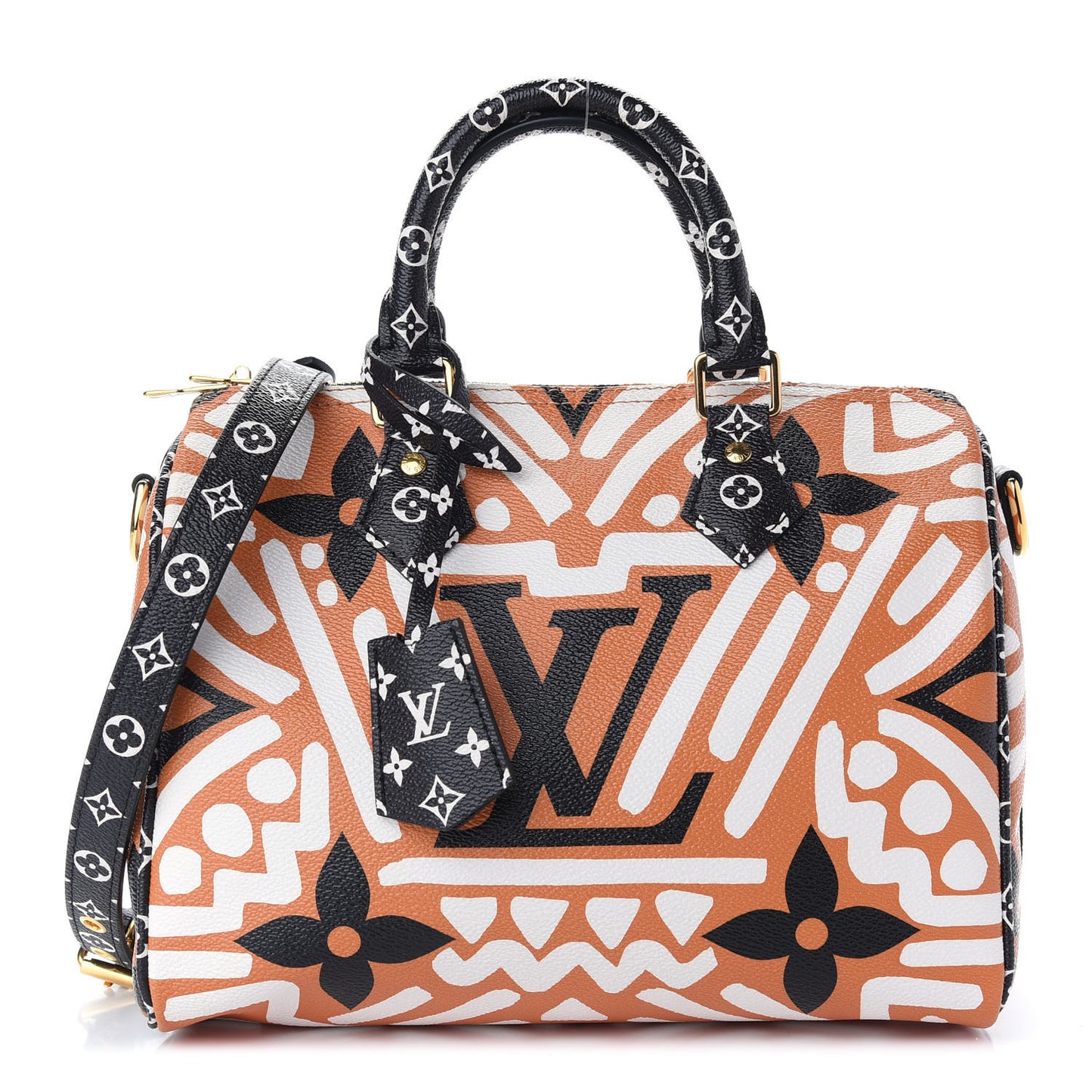 Monogram Giant Crafty Speedy Bandouliere 25 Creme Caramel