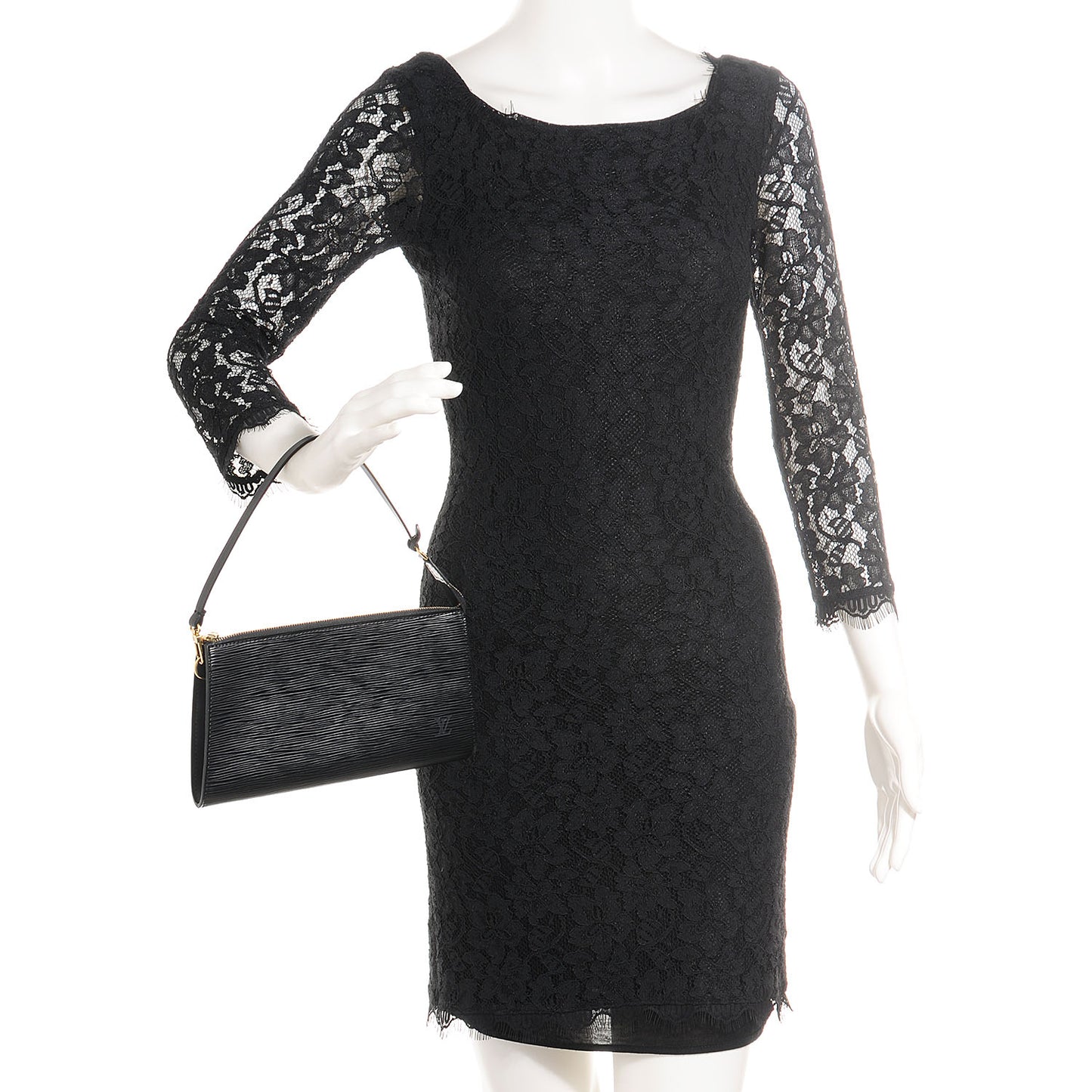 Epi Pochette Accessories 24 Black