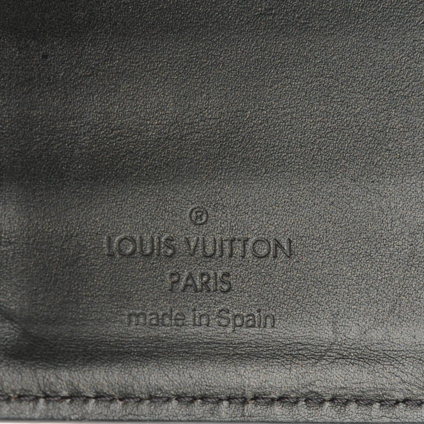 Mat Monogram Small Ring Agenda Cover Black