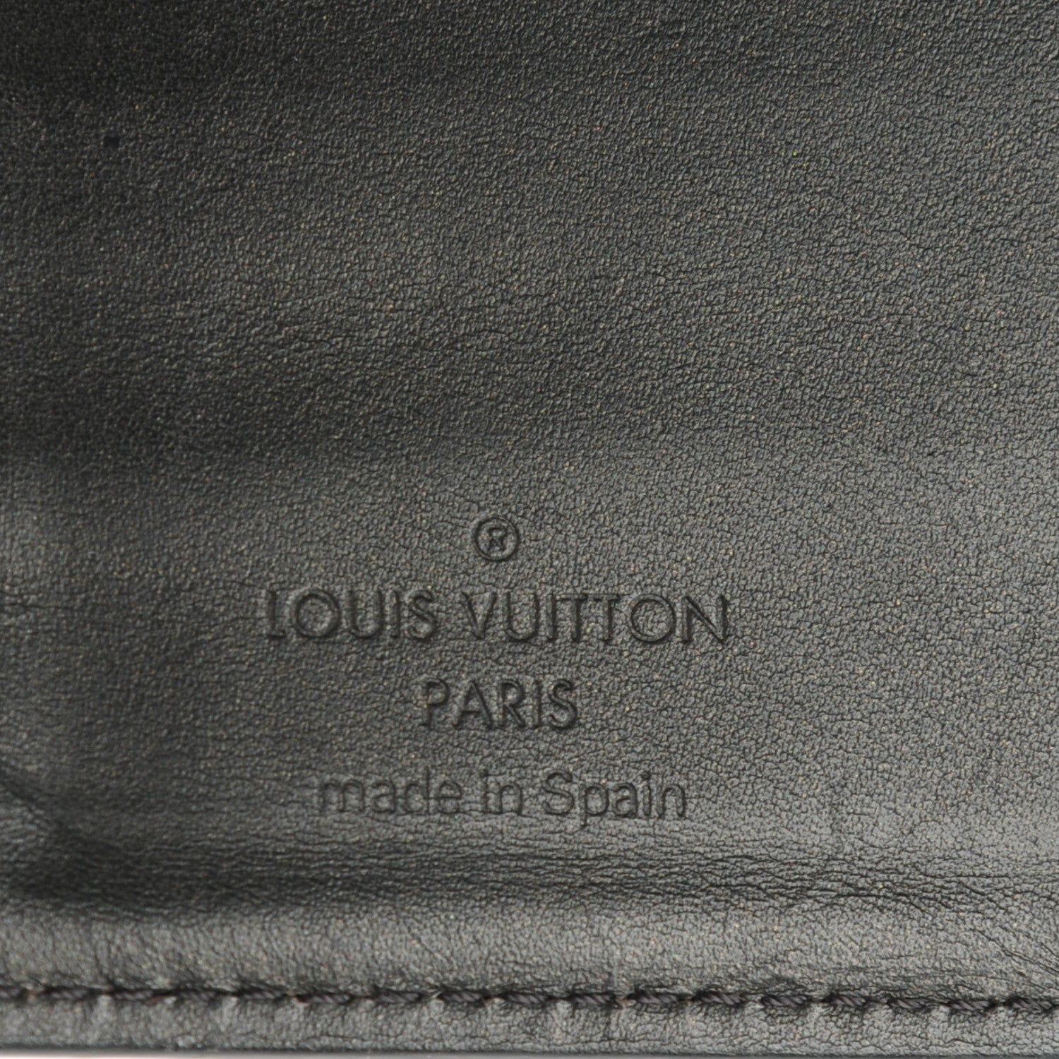 Louis Vuitton Mat Monogram Small Ring Agenda Cover Black 6 of 7