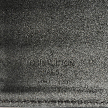 Louis Vuitton Mat Monogram Small Ring Agenda Cover Black 6 of 7