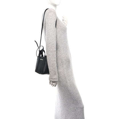 Balenciaga Grained Calfskin Mini 2.0 Everyday North South Shoulder Tote Bag Black 2 of 10