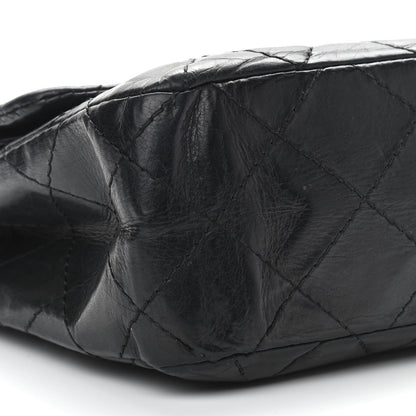 Chanel Aged Calfskin Quilted 50th Anniversary 2.55 Reissue 227 Flap Black 8 of 11