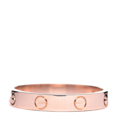 Cartier 18K Pink Gold 3.5mm LOVE Wedding Band Ring 61 9.5 3 of 5