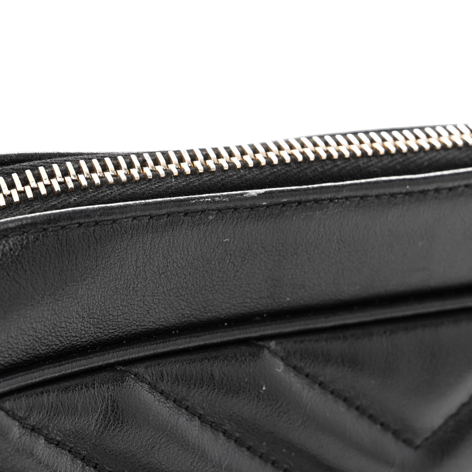 Saint Laurent Calfskin Matelasse Monogram Lou Camera Bag Black 11 of 15