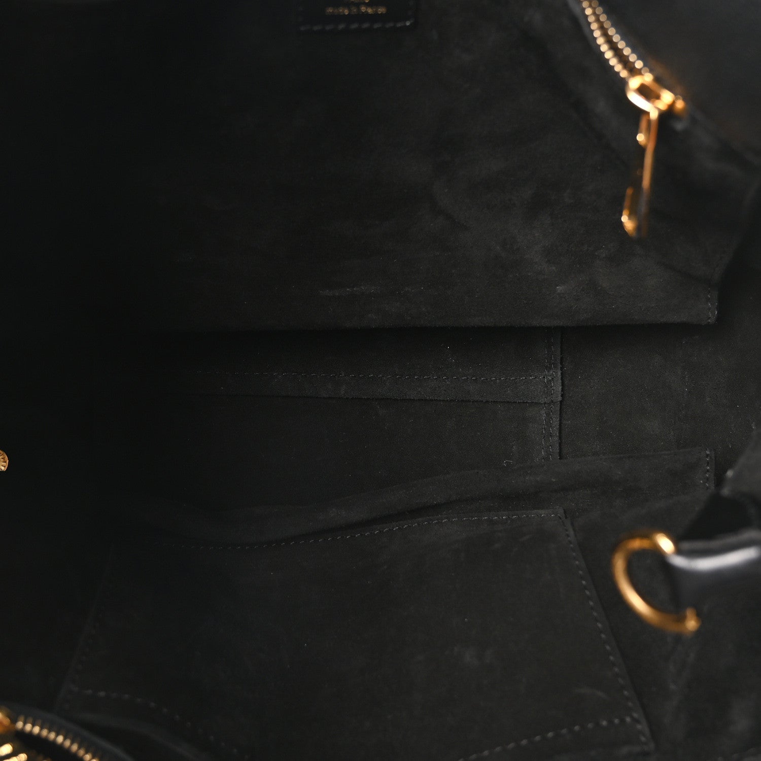 Louis Vuitton Veau Cachemire Tote W PM Black 5 of 9