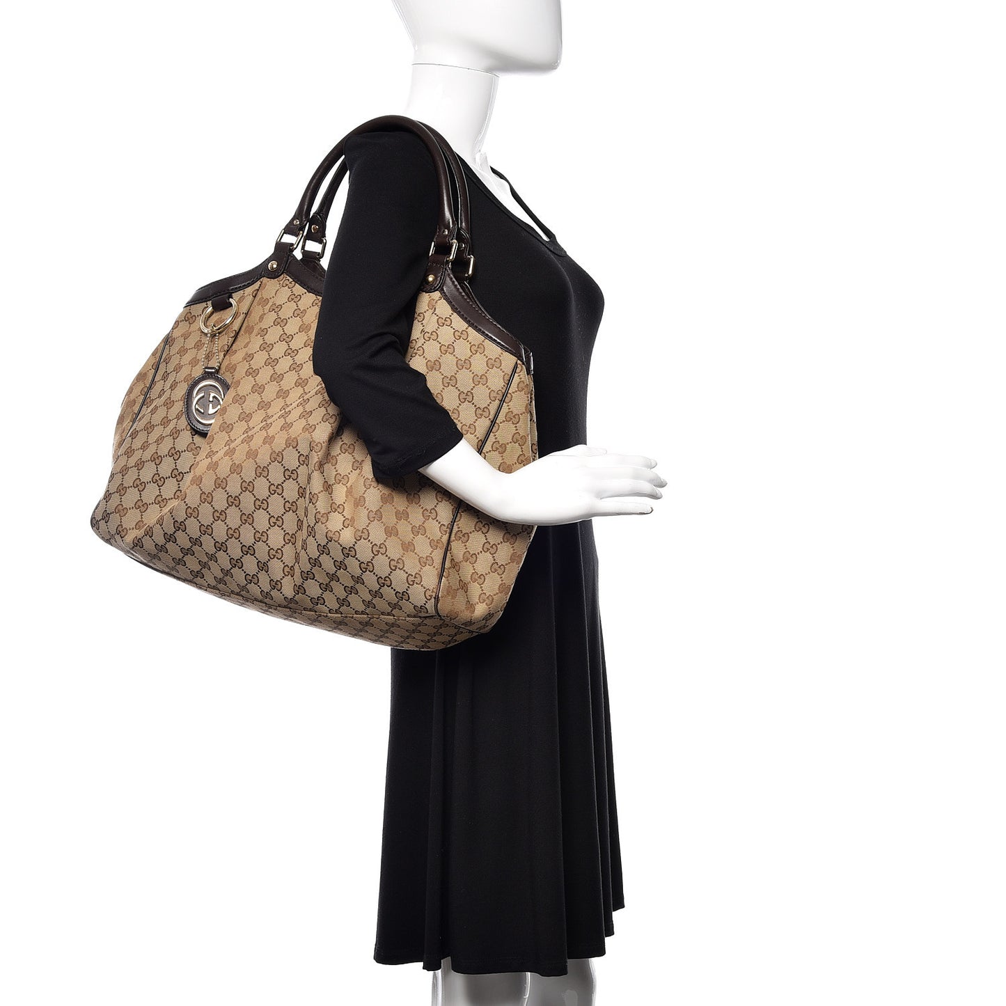 Monogram Large Sukey Tote Dark Brown