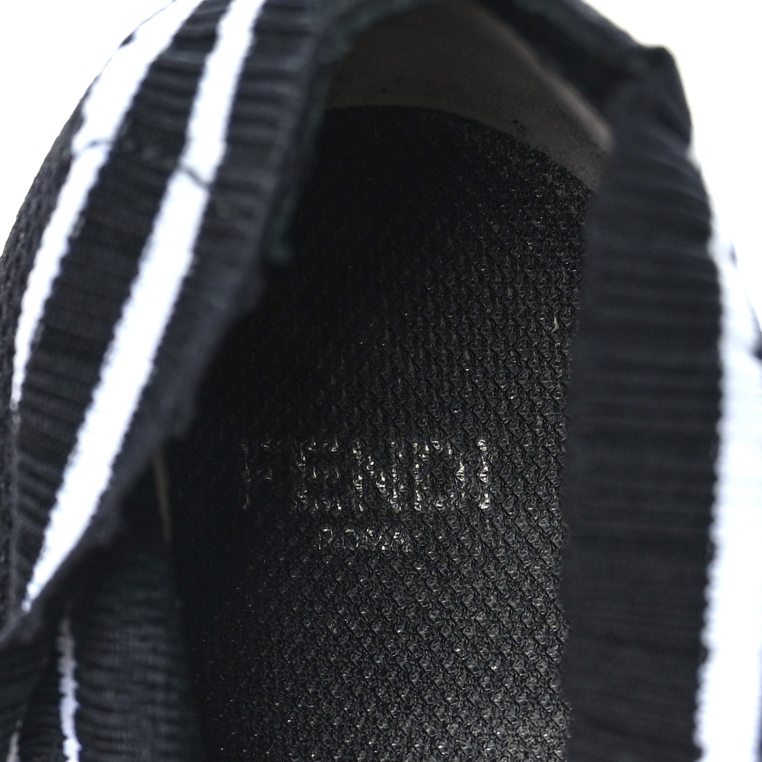 Fendi Stretch Yarn Stiff Band Rockoko Sneakers 36 Black Multicolor 6 of 7