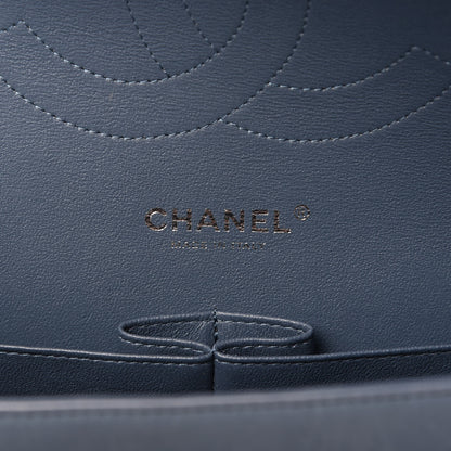 Chanel Lambskin Quilted Jumbo Double Flap Light Blue 8 of 10
