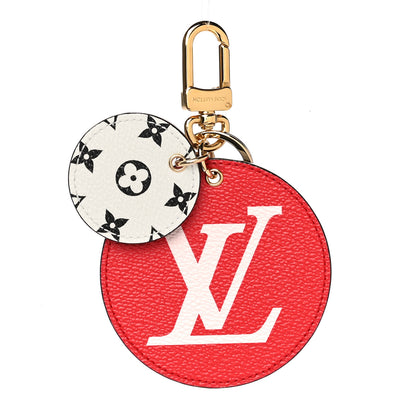 Louis Vuitton Monogram Giant Bag Charm Key Holder Rouge 1 of 5