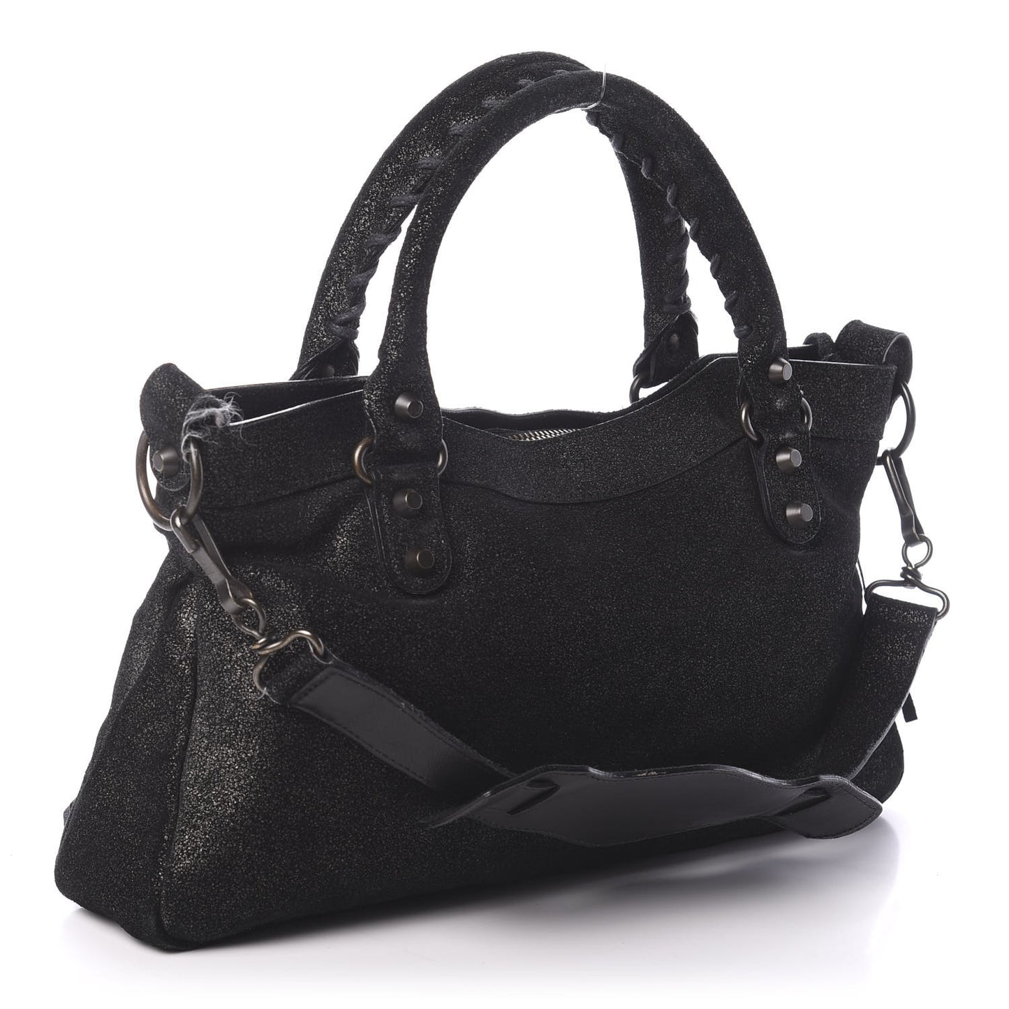 Craquele Calfskin First Black