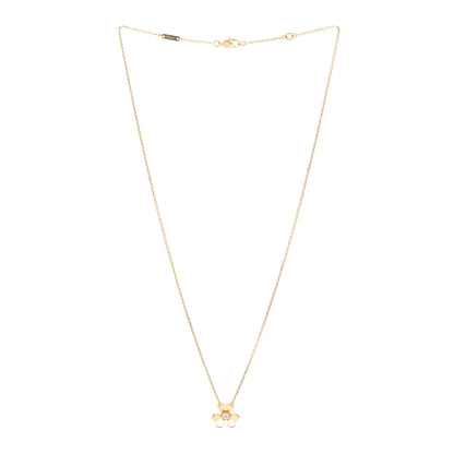 Van Cleef & Arpels 18K Yellow Gold Diamond Mini Frivole Pendant Necklace 3 of 5
