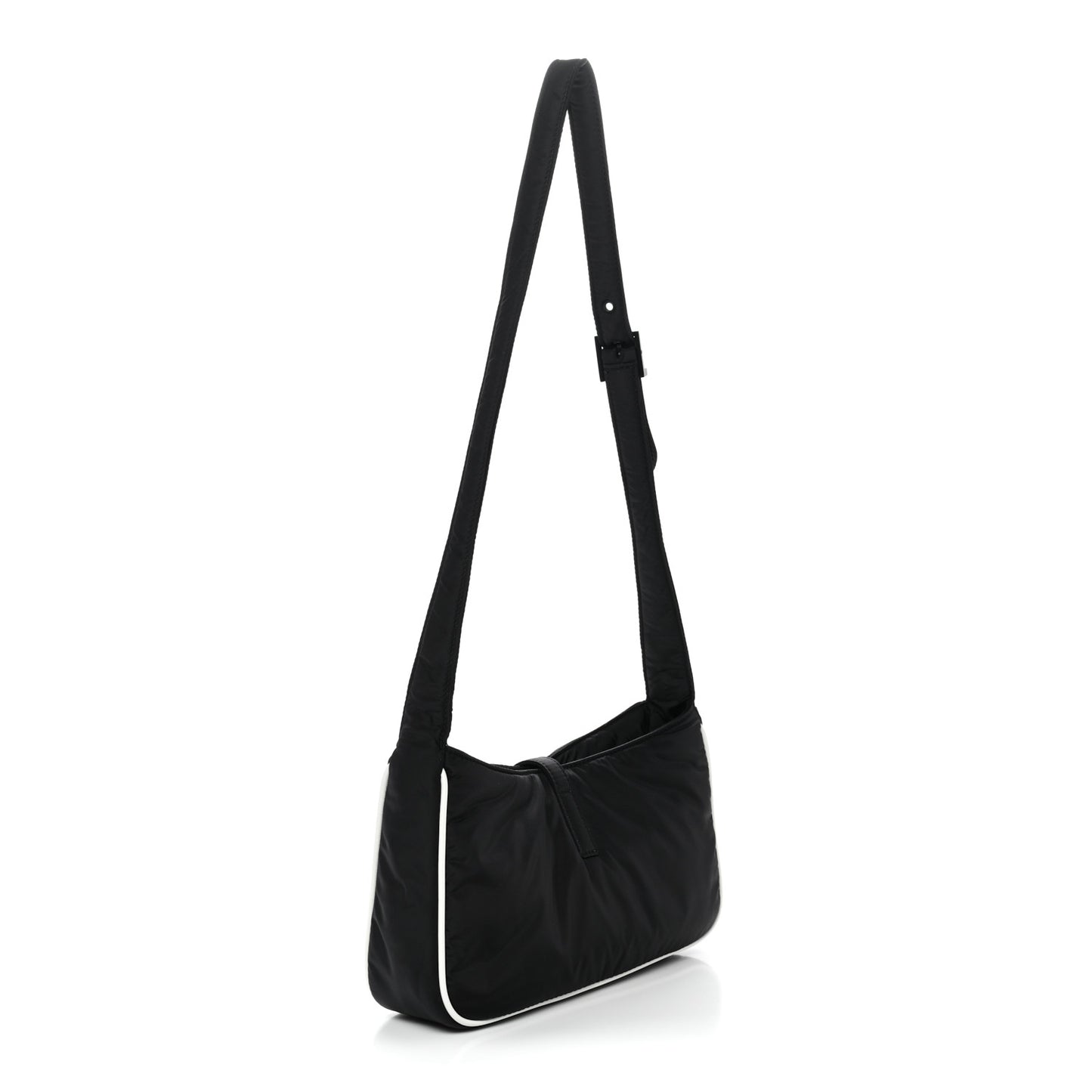 Econyl Nylon Le 5 A 7 Hobo Black White