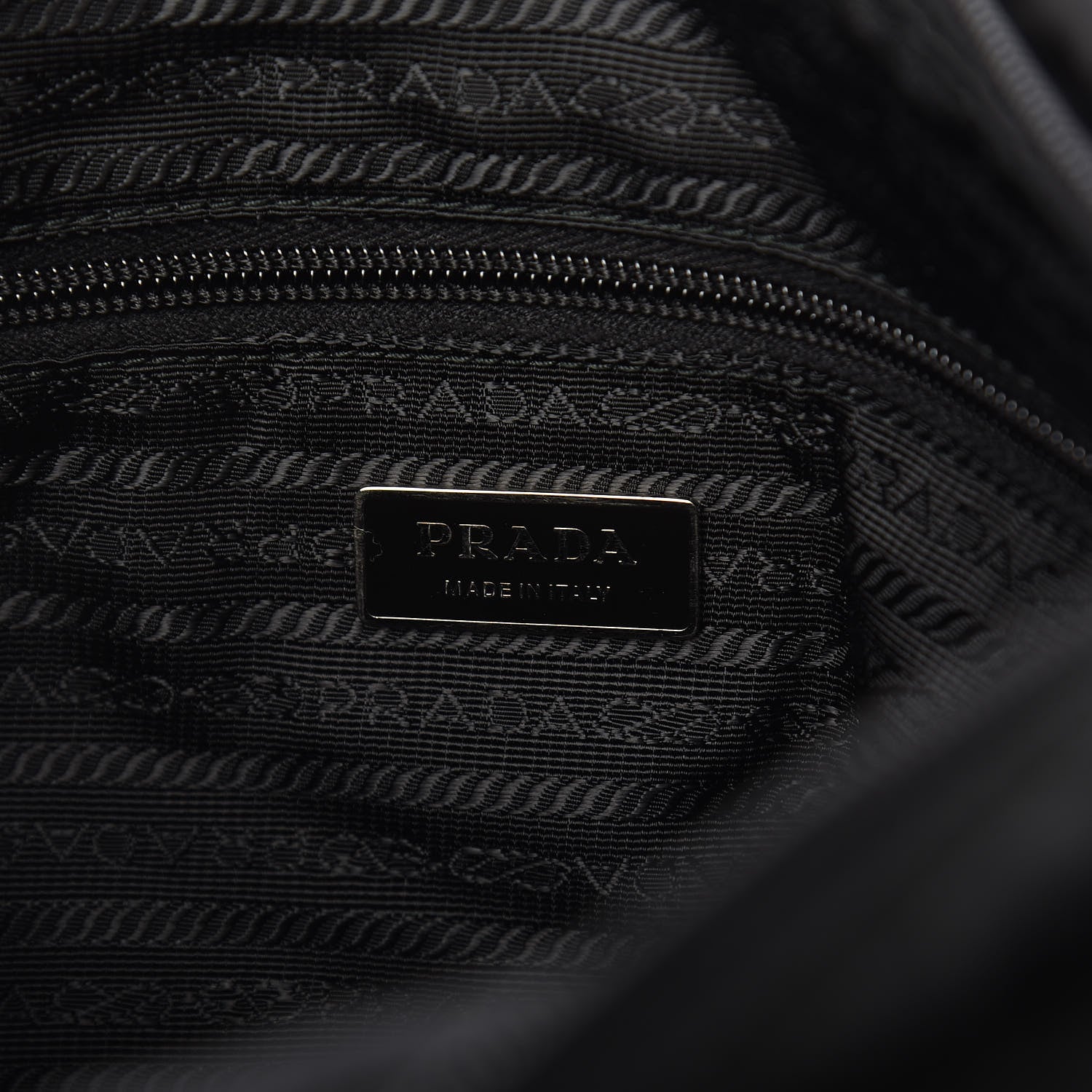 Prada Nylon Vela Messenger Bag Black 8 of 9