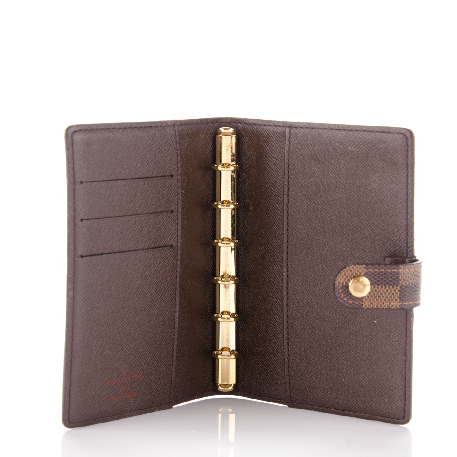 Louis Vuitton Damier Ebene Small Ring Agenda Cover 5 of 6