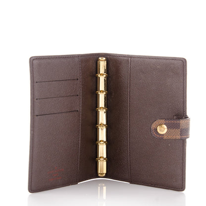 Louis Vuitton Damier Ebene Small Ring Agenda Cover 5 of 6