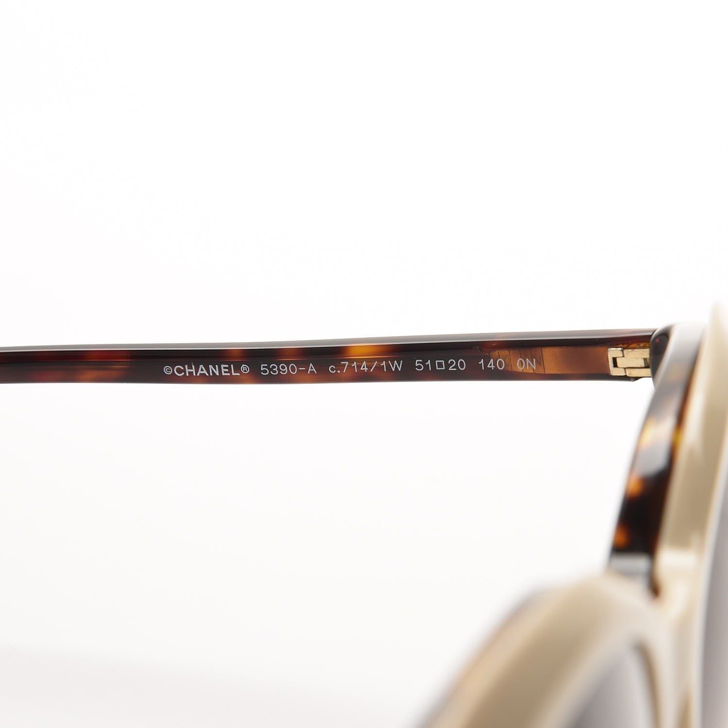 Chanel Clip On Sunglasses 5390 Dark Brown Beige 10 of 15