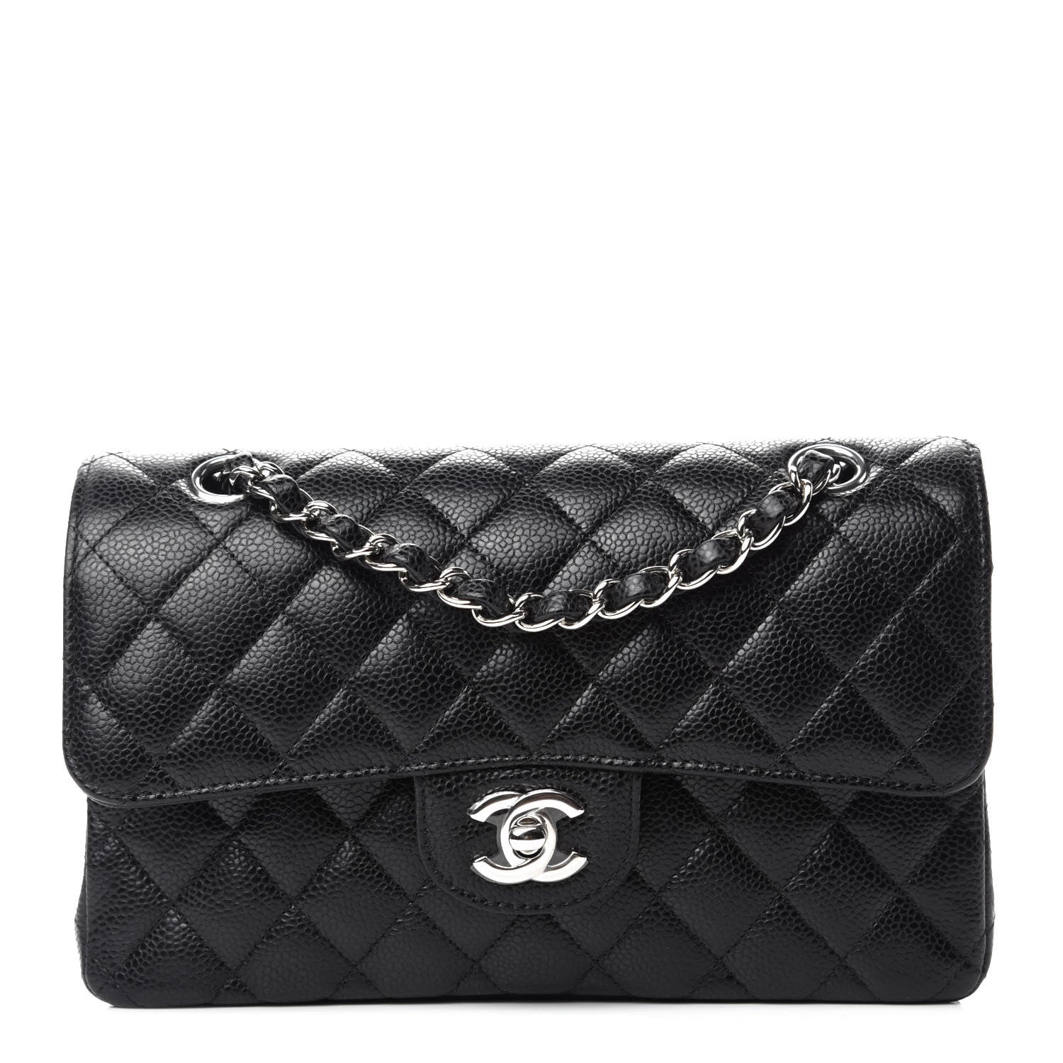 Chanel Caviar Quilted Small Double Flap Black 1 of 10
