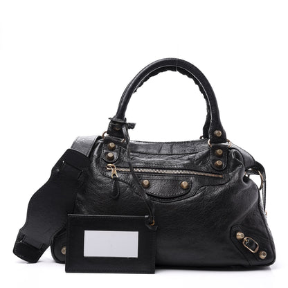 Balenciaga Agneau Giant 12 Rose Gold Hardware Town Black 3 of 12