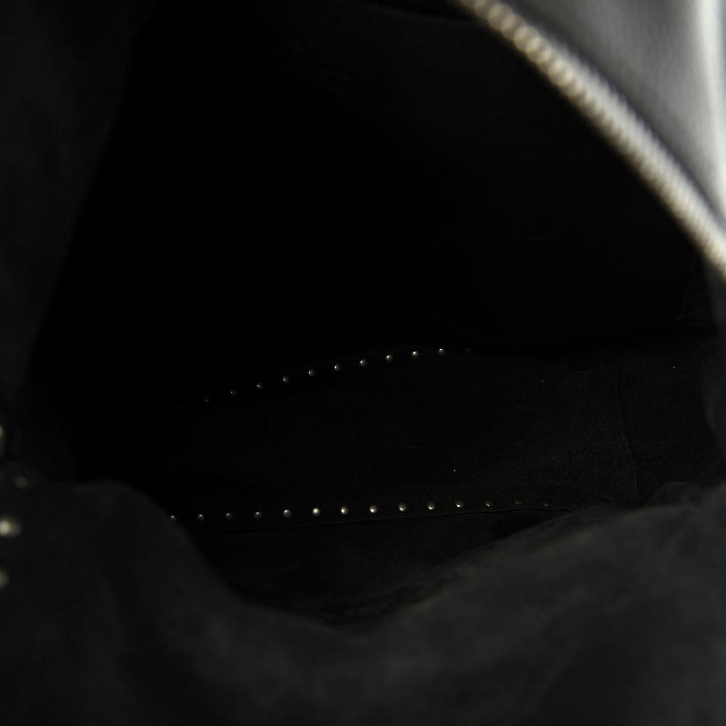 Pebbled Calfskin Medium Rockstud Rolling Backpack Black