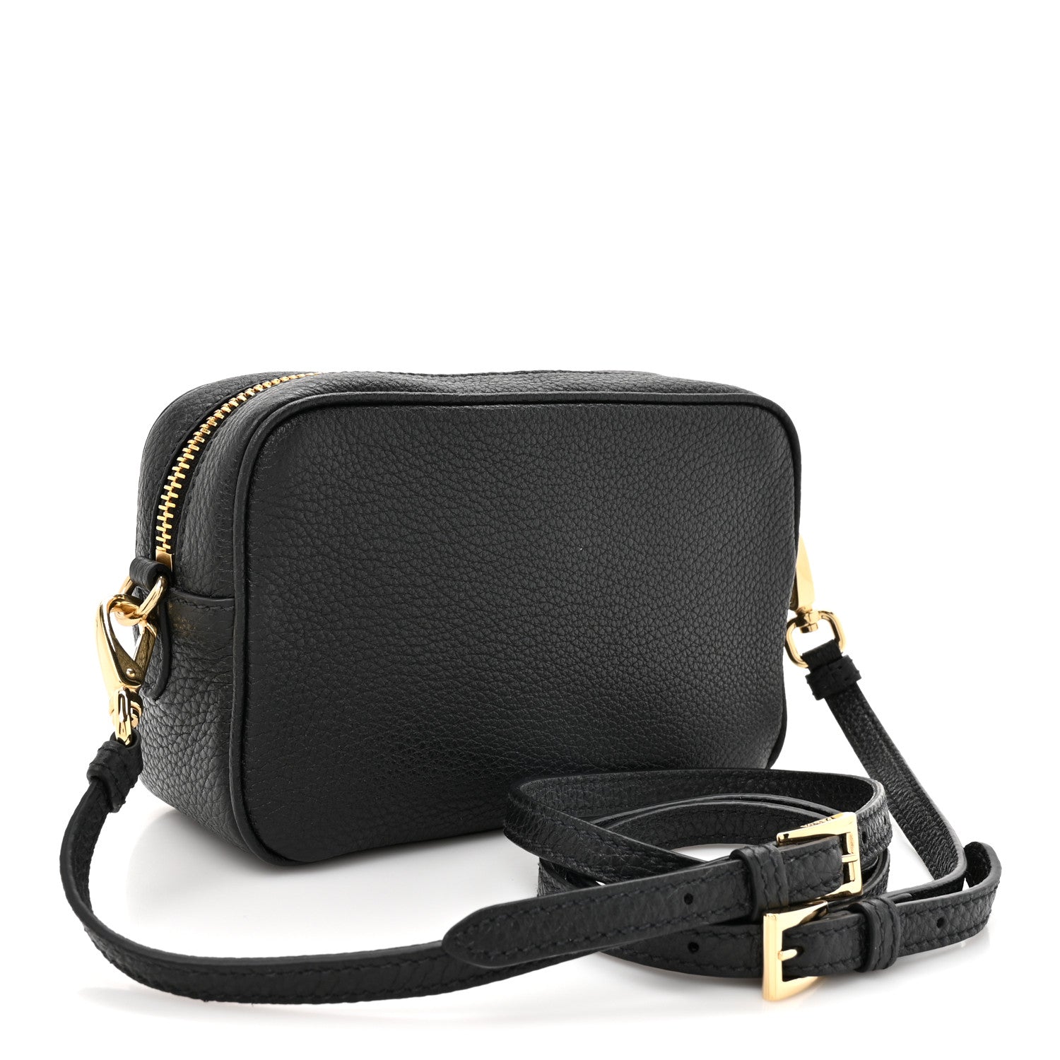 Prada Vitello Daino Mini Crossbody Bag Black 3 of 9