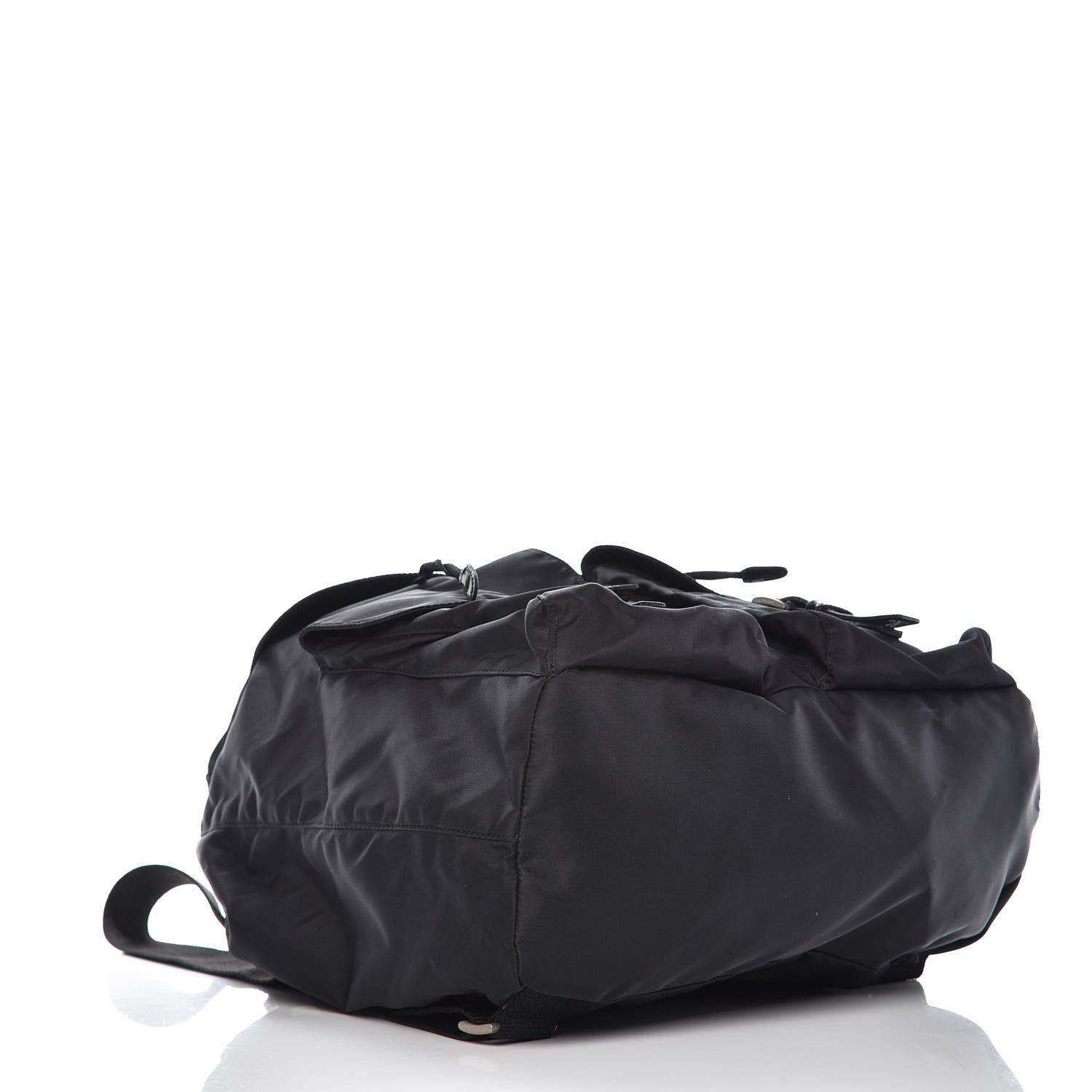 Prada Nylon Vela Medium Backpack Black 4 of 12