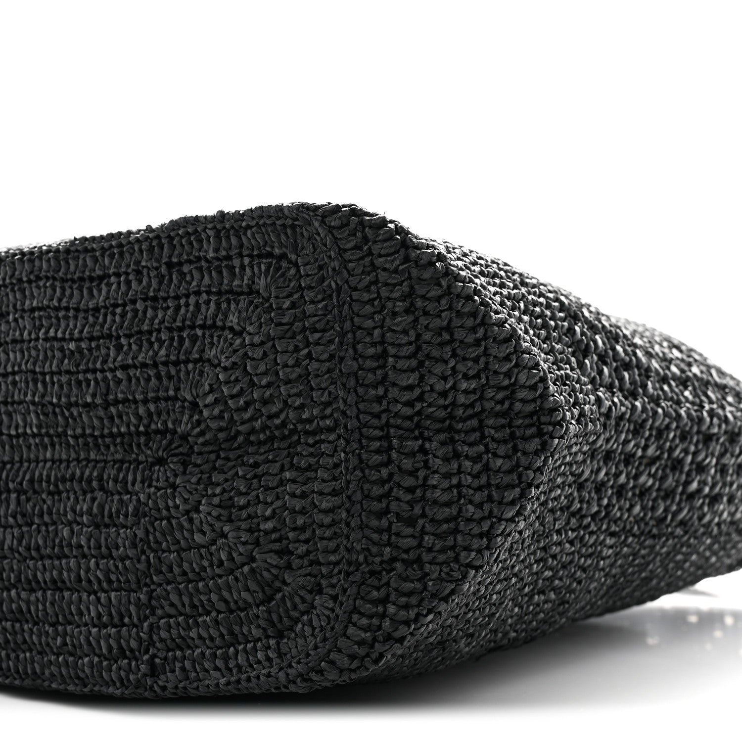 Saint Laurent Raffia Monogram Le 5 A 7 Medium Tote Black 10 of 10