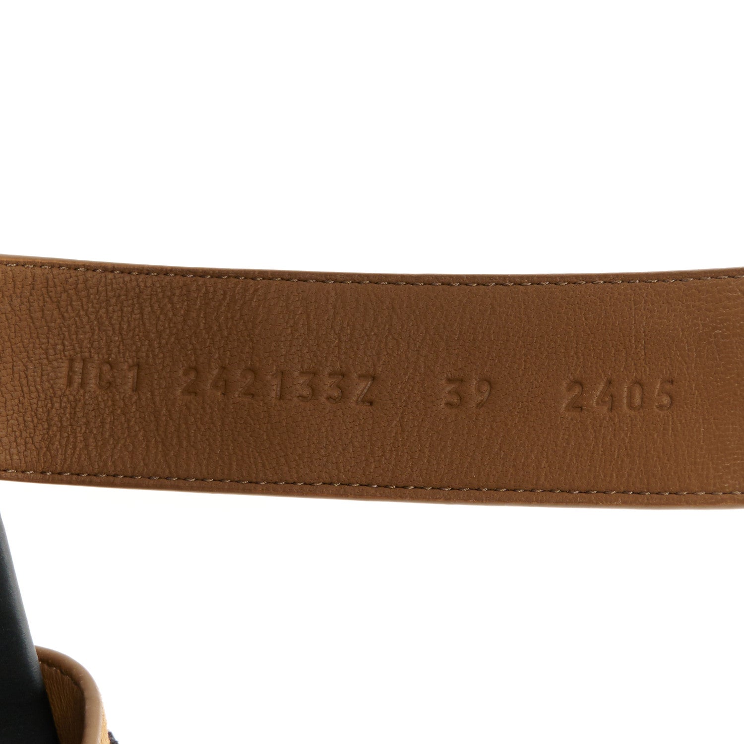 Hermes Suede Goatskin Womens Chypre Sandals 39 Brun Fume Black 9 of 9
