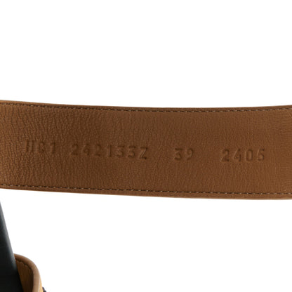 Hermes Suede Goatskin Womens Chypre Sandals 39 Brun Fume Black 9 of 9